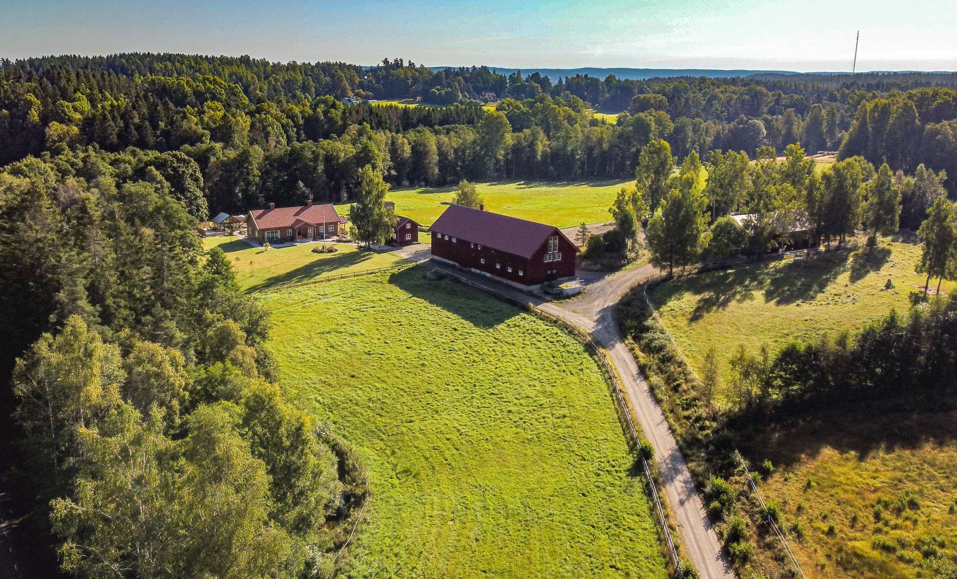 Stommens Gård, dronebilde